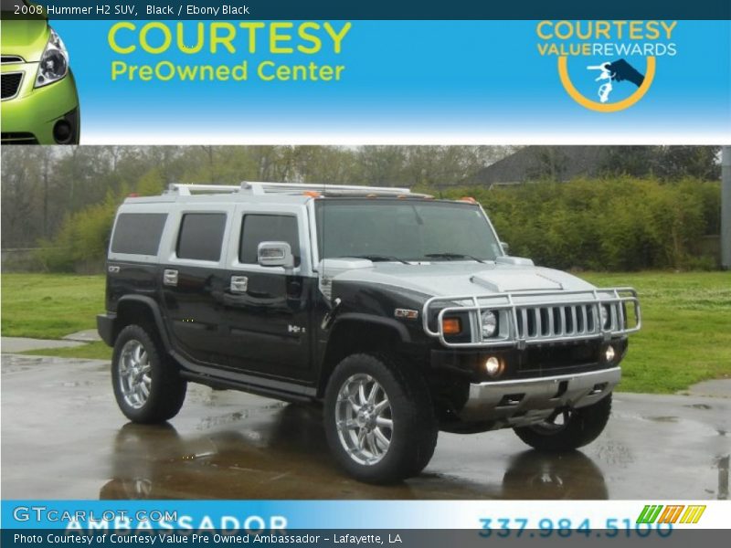 Black / Ebony Black 2008 Hummer H2 SUV