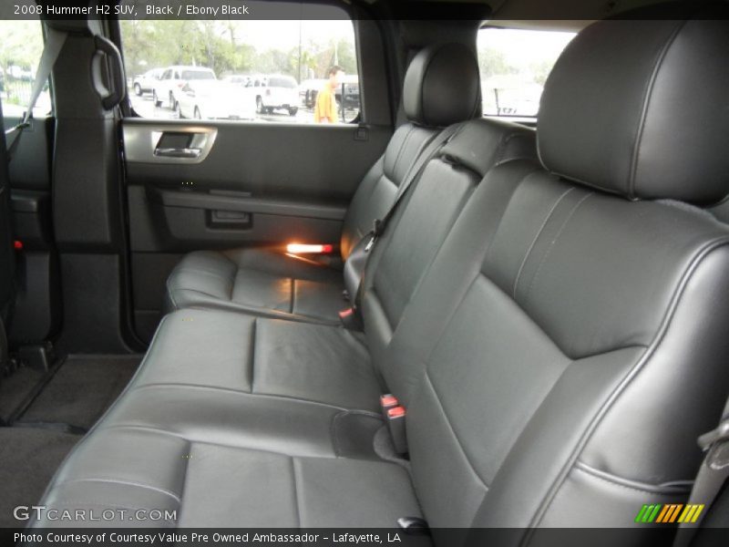 Black / Ebony Black 2008 Hummer H2 SUV