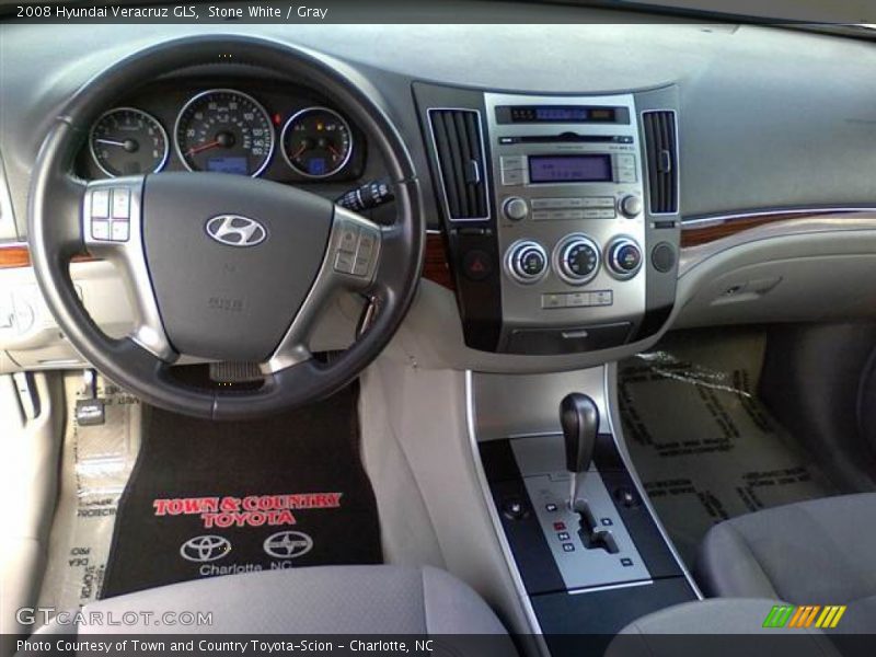 Stone White / Gray 2008 Hyundai Veracruz GLS