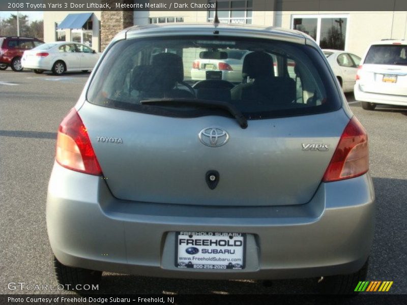 Meteorite Metallic / Dark Charcoal 2008 Toyota Yaris 3 Door Liftback