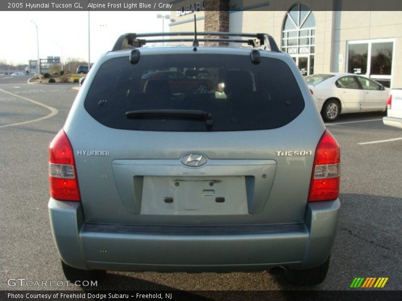 Alpine Frost Light Blue / Gray 2005 Hyundai Tucson GL