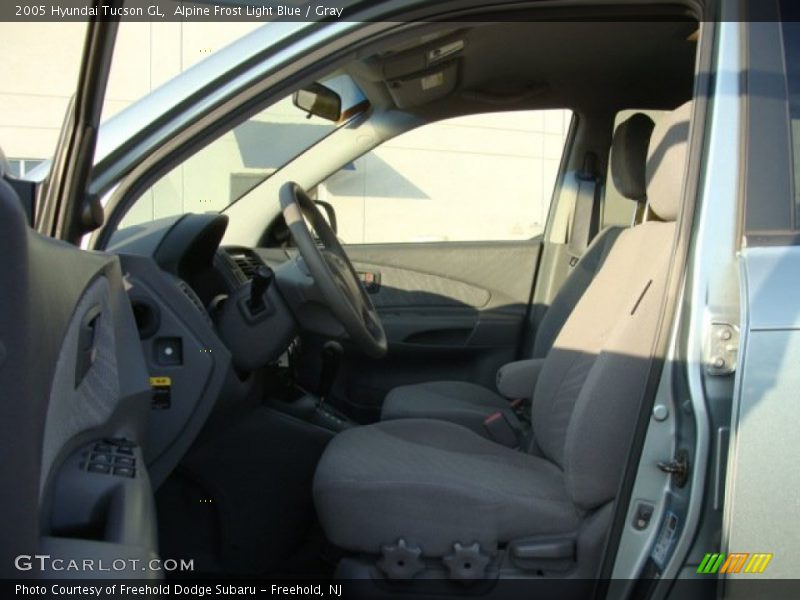 Alpine Frost Light Blue / Gray 2005 Hyundai Tucson GL