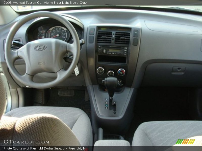 Alpine Frost Light Blue / Gray 2005 Hyundai Tucson GL
