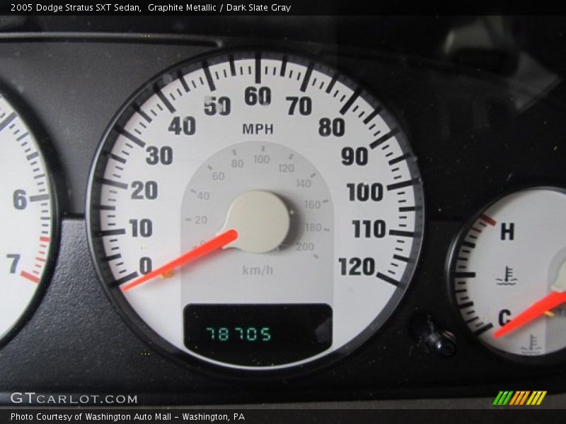 Graphite Metallic / Dark Slate Gray 2005 Dodge Stratus SXT Sedan