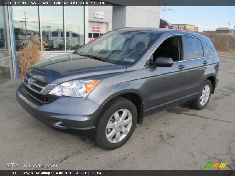 Polished Metal Metallic / Black 2011 Honda CR-V SE 4WD