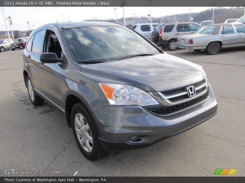 Polished Metal Metallic / Black 2011 Honda CR-V SE 4WD