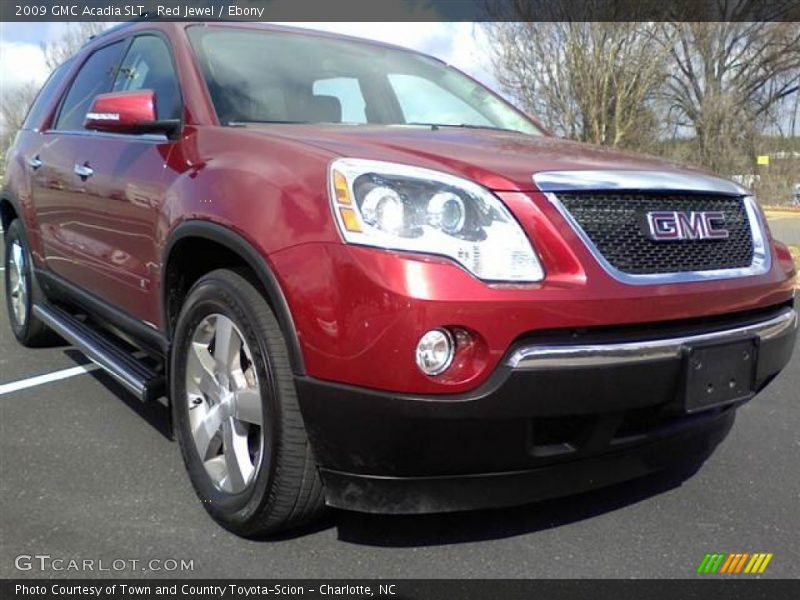 Red Jewel / Ebony 2009 GMC Acadia SLT