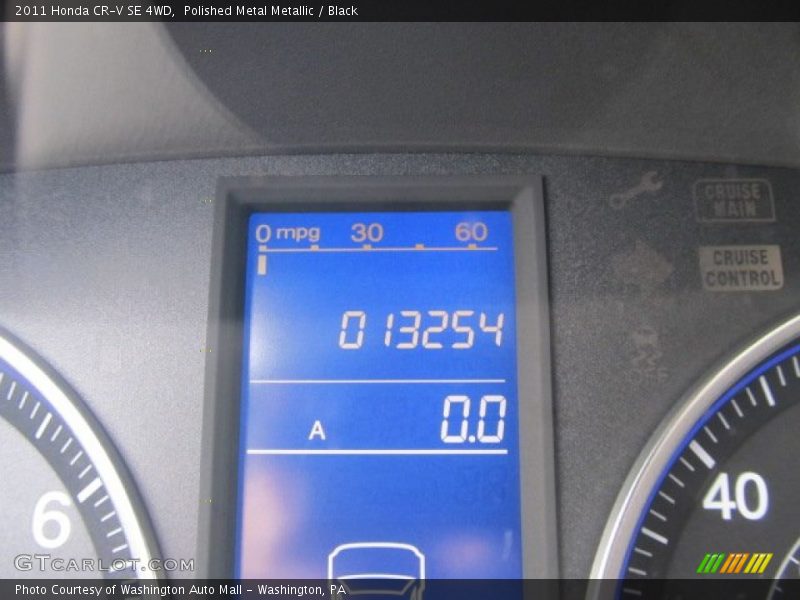 Polished Metal Metallic / Black 2011 Honda CR-V SE 4WD