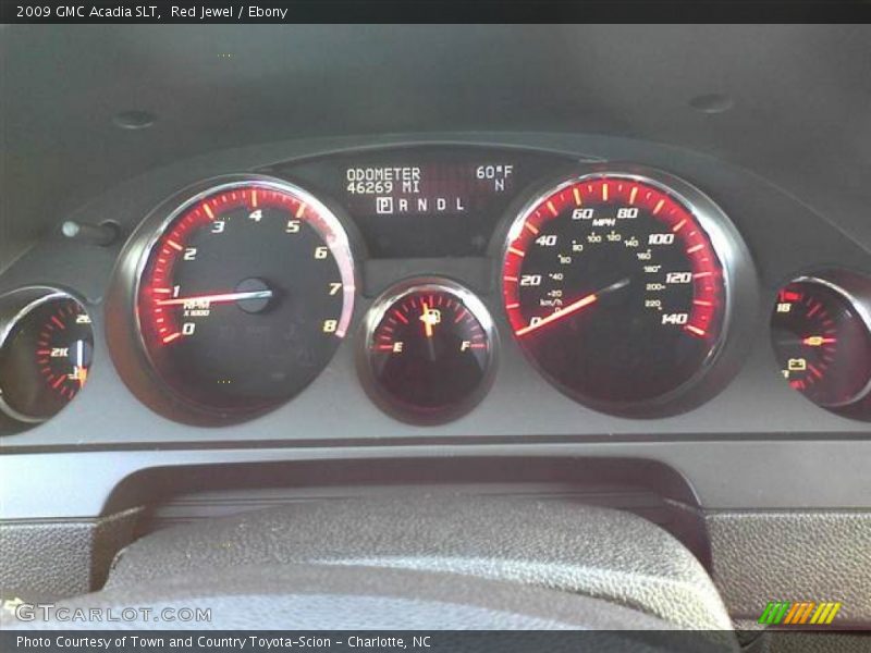Red Jewel / Ebony 2009 GMC Acadia SLT
