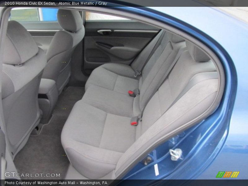 Atomic Blue Metallic / Gray 2010 Honda Civic EX Sedan