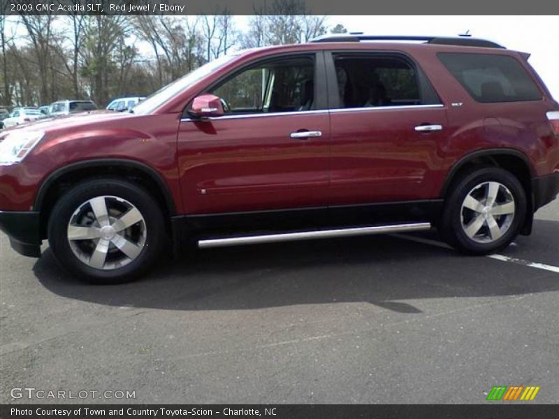 Red Jewel / Ebony 2009 GMC Acadia SLT