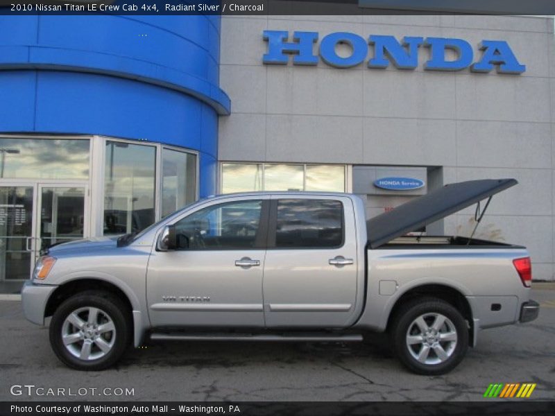 Radiant Silver / Charcoal 2010 Nissan Titan LE Crew Cab 4x4