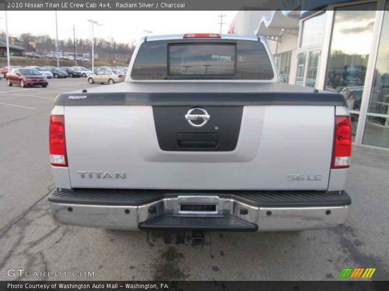 Radiant Silver / Charcoal 2010 Nissan Titan LE Crew Cab 4x4