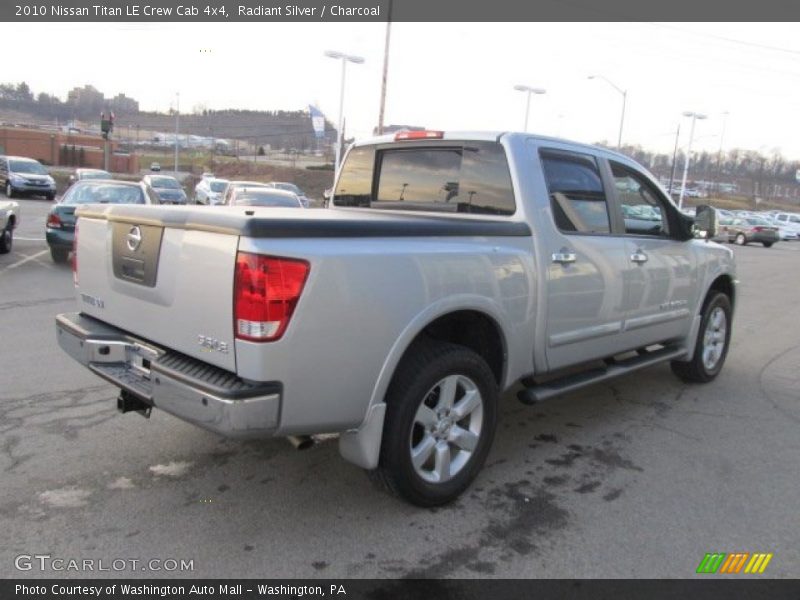 Radiant Silver / Charcoal 2010 Nissan Titan LE Crew Cab 4x4