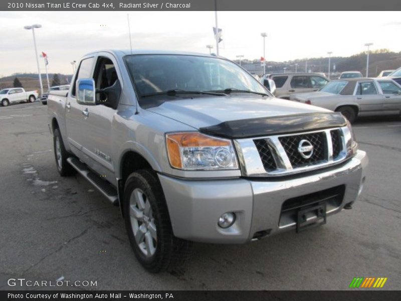 Radiant Silver / Charcoal 2010 Nissan Titan LE Crew Cab 4x4