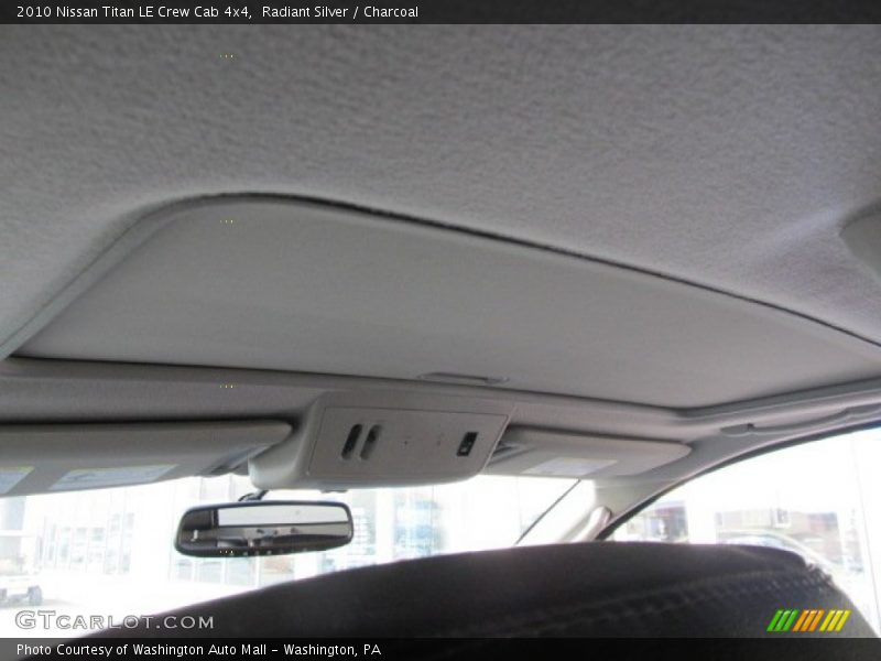 Radiant Silver / Charcoal 2010 Nissan Titan LE Crew Cab 4x4