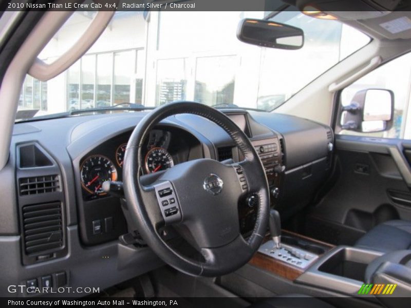 Radiant Silver / Charcoal 2010 Nissan Titan LE Crew Cab 4x4
