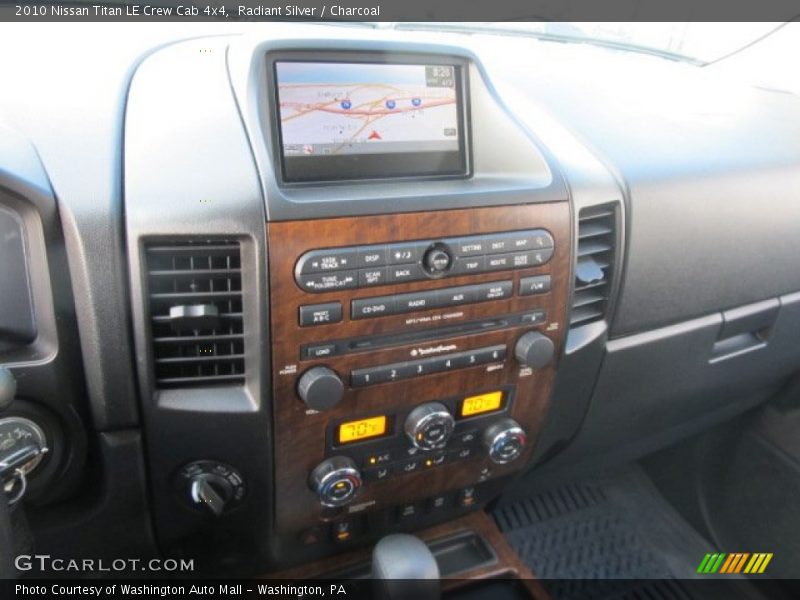 Radiant Silver / Charcoal 2010 Nissan Titan LE Crew Cab 4x4