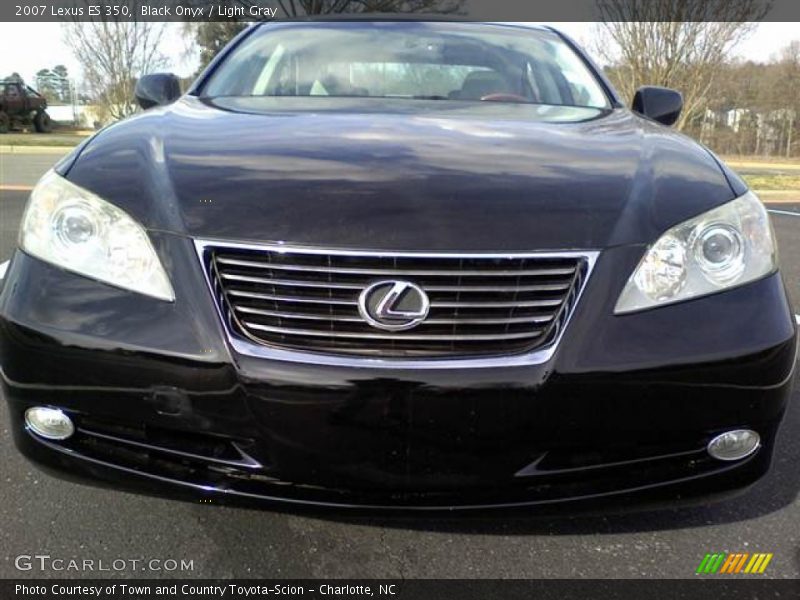 Black Onyx / Light Gray 2007 Lexus ES 350