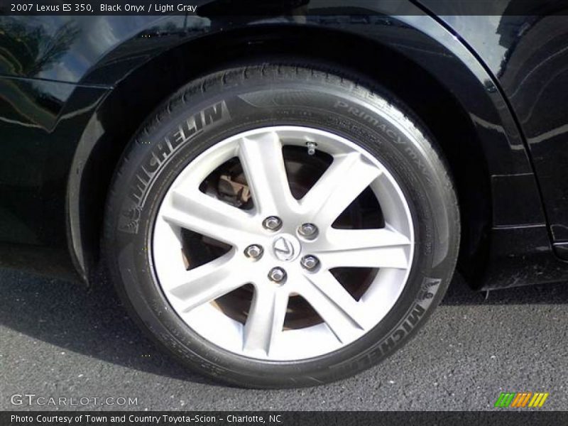 Black Onyx / Light Gray 2007 Lexus ES 350