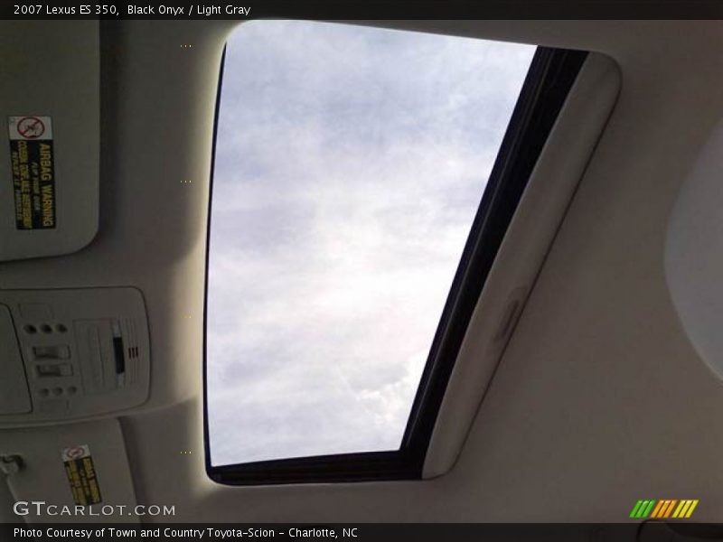 Black Onyx / Light Gray 2007 Lexus ES 350