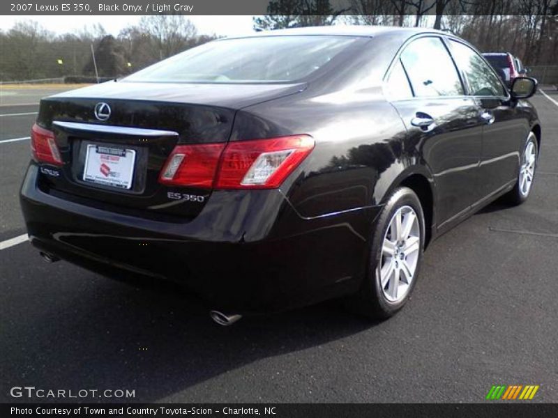 Black Onyx / Light Gray 2007 Lexus ES 350