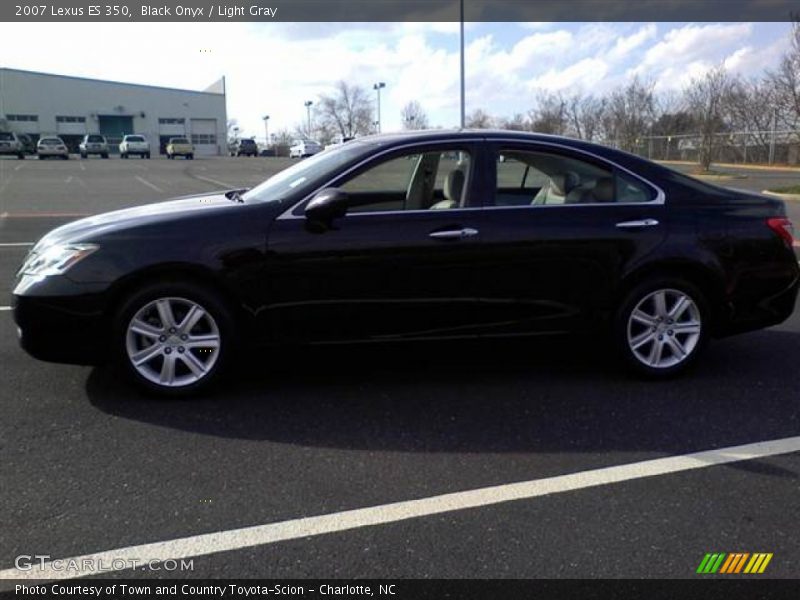 Black Onyx / Light Gray 2007 Lexus ES 350