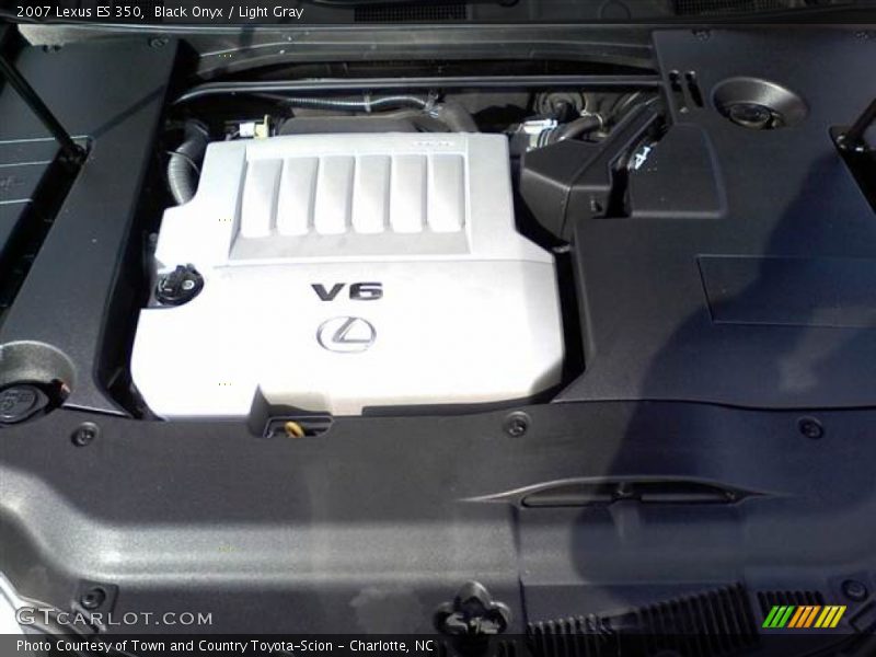 Black Onyx / Light Gray 2007 Lexus ES 350