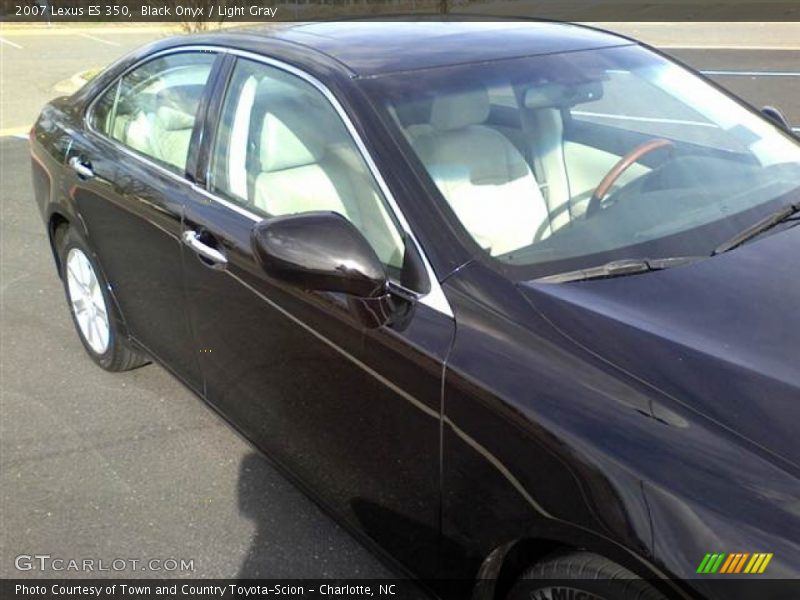 Black Onyx / Light Gray 2007 Lexus ES 350