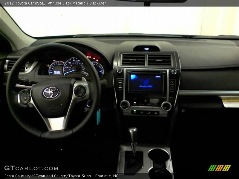 Attitude Black Metallic / Black/Ash 2012 Toyota Camry SE