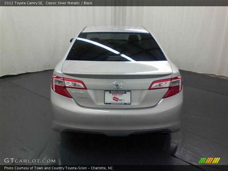 Classic Silver Metallic / Black 2012 Toyota Camry SE