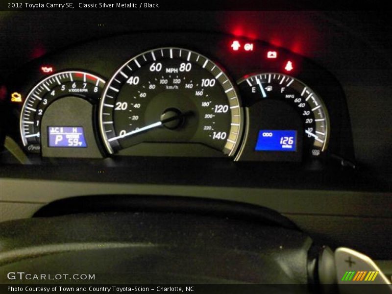 Classic Silver Metallic / Black 2012 Toyota Camry SE