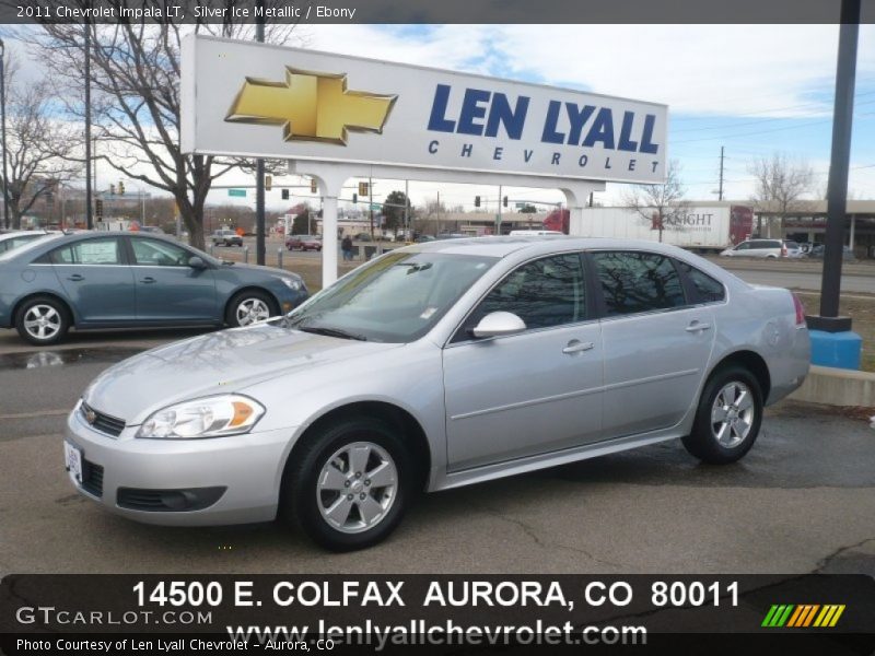 Silver Ice Metallic / Ebony 2011 Chevrolet Impala LT