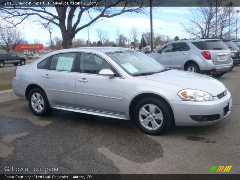 Silver Ice Metallic / Ebony 2011 Chevrolet Impala LT