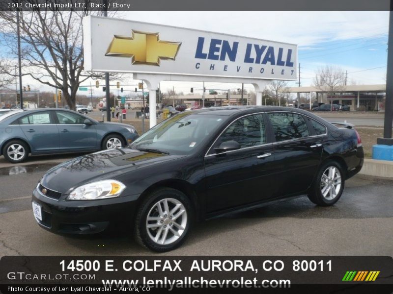 Black / Ebony 2012 Chevrolet Impala LTZ