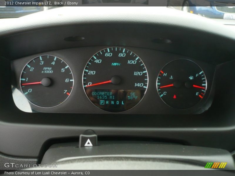 Black / Ebony 2012 Chevrolet Impala LTZ