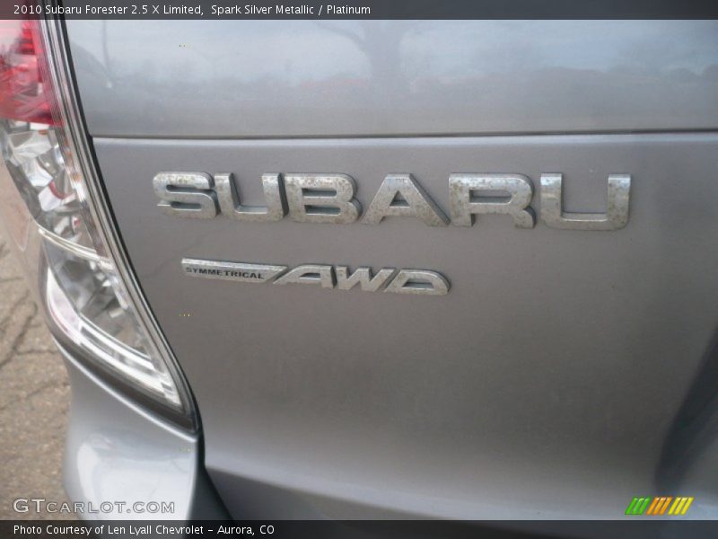 Spark Silver Metallic / Platinum 2010 Subaru Forester 2.5 X Limited