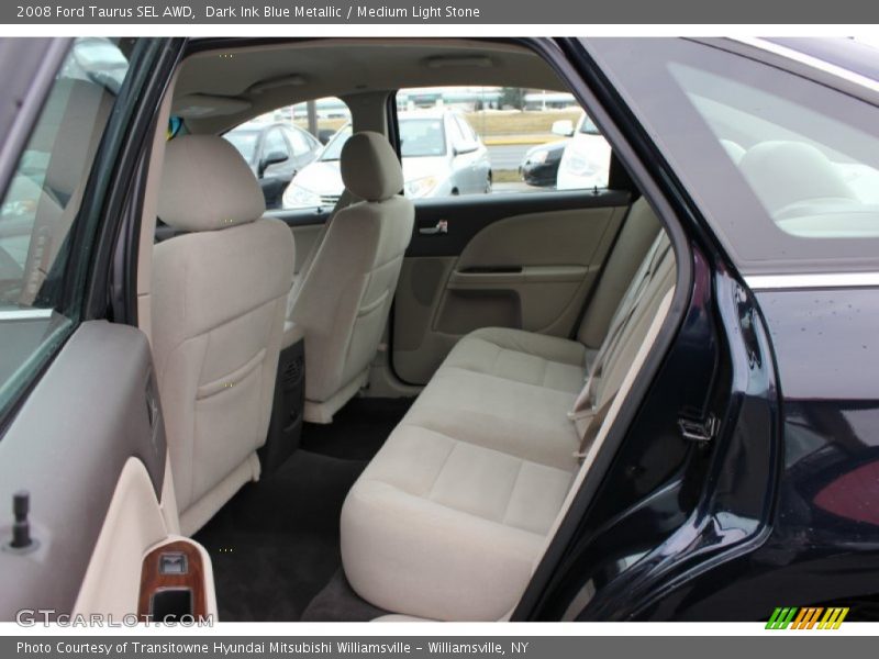 Dark Ink Blue Metallic / Medium Light Stone 2008 Ford Taurus SEL AWD