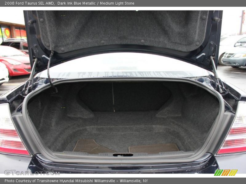 Dark Ink Blue Metallic / Medium Light Stone 2008 Ford Taurus SEL AWD