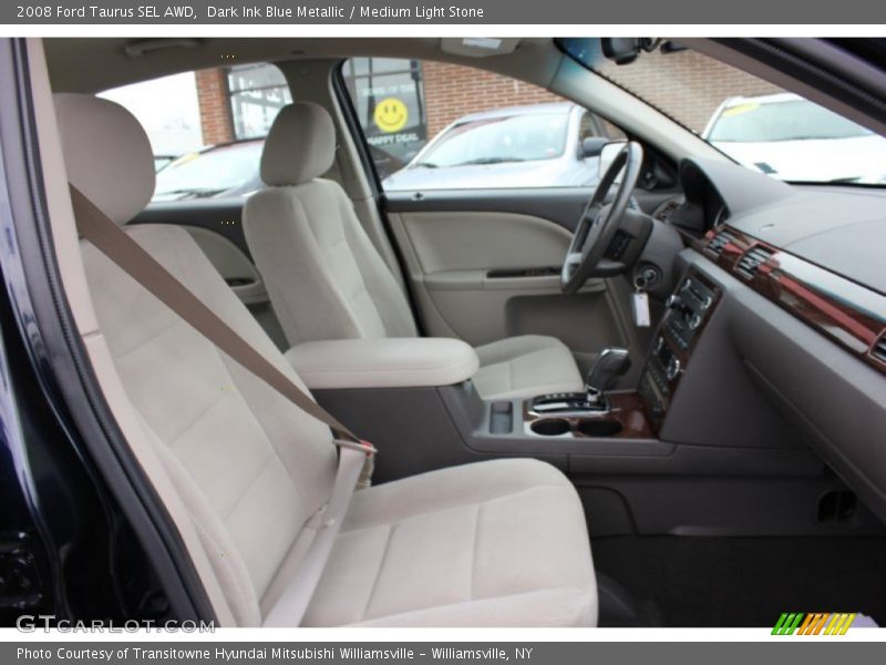Dark Ink Blue Metallic / Medium Light Stone 2008 Ford Taurus SEL AWD