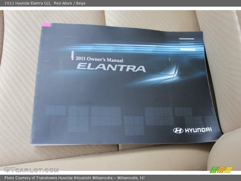 Red Allure / Beige 2011 Hyundai Elantra GLS
