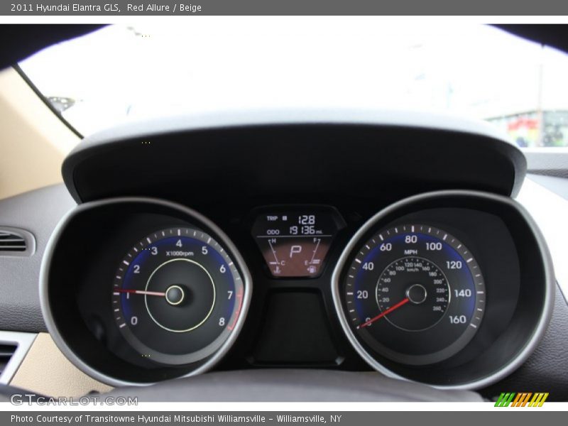 Red Allure / Beige 2011 Hyundai Elantra GLS