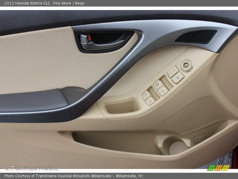 Red Allure / Beige 2011 Hyundai Elantra GLS