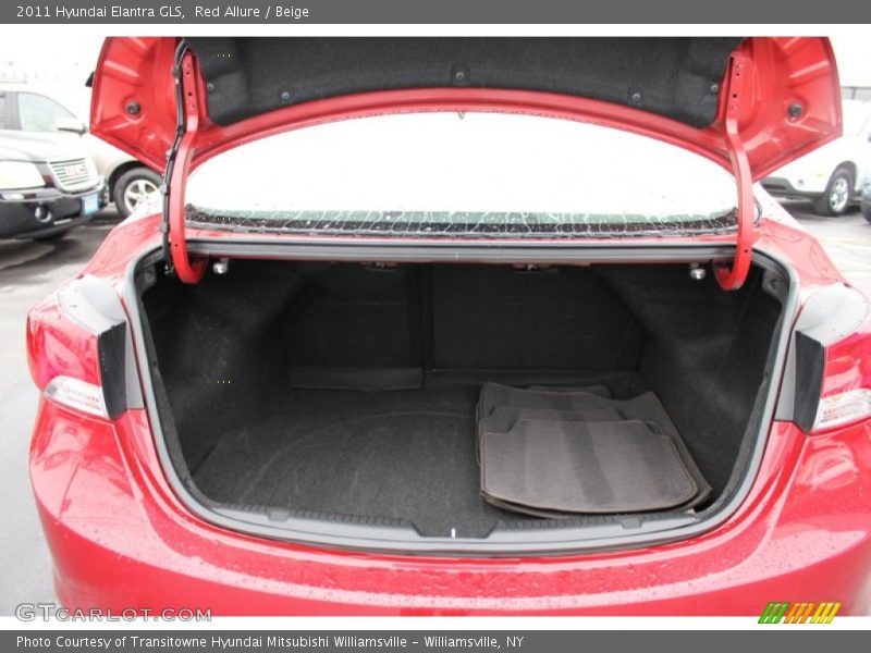 Red Allure / Beige 2011 Hyundai Elantra GLS