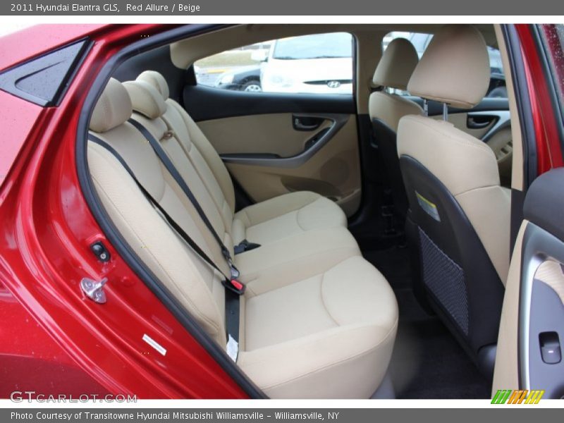 Red Allure / Beige 2011 Hyundai Elantra GLS