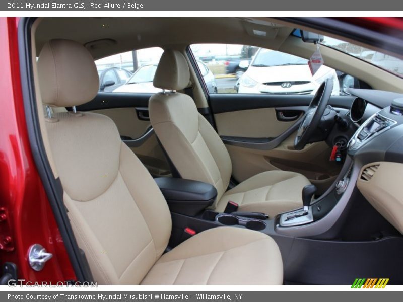 Red Allure / Beige 2011 Hyundai Elantra GLS