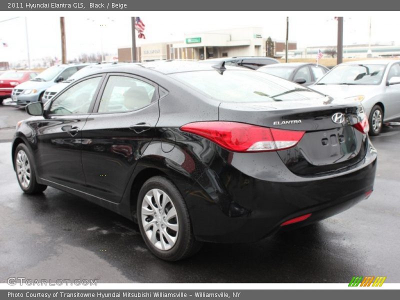 Black / Beige 2011 Hyundai Elantra GLS