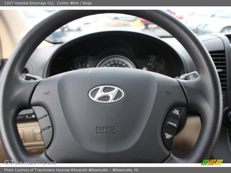 Cosmic White / Beige 2007 Hyundai Entourage GLS