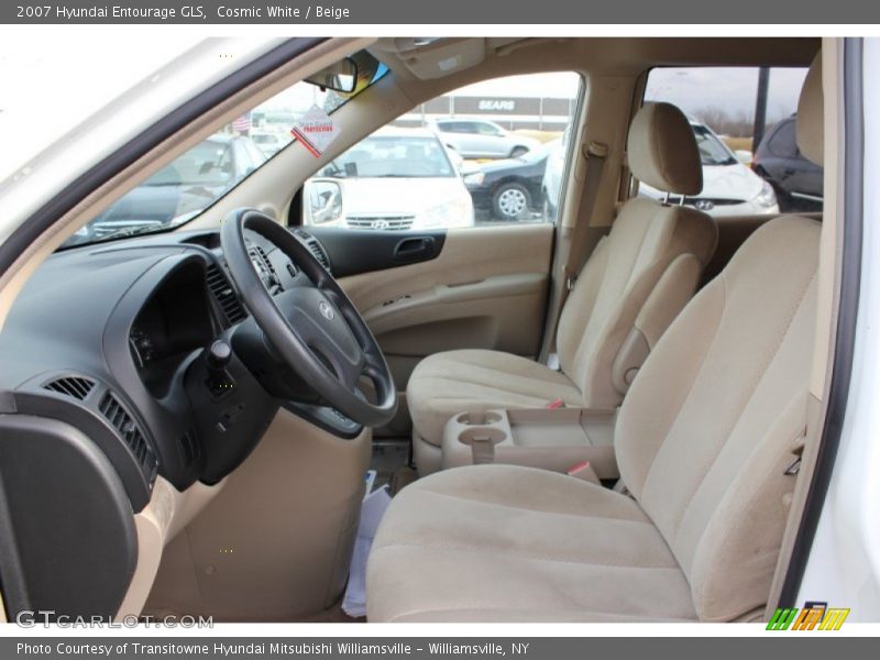 Cosmic White / Beige 2007 Hyundai Entourage GLS