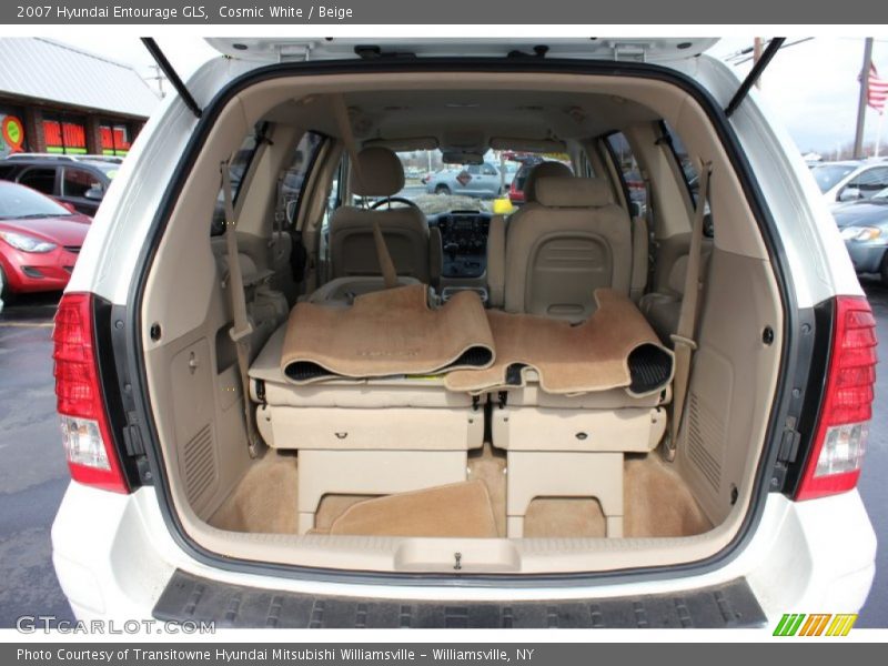 Cosmic White / Beige 2007 Hyundai Entourage GLS
